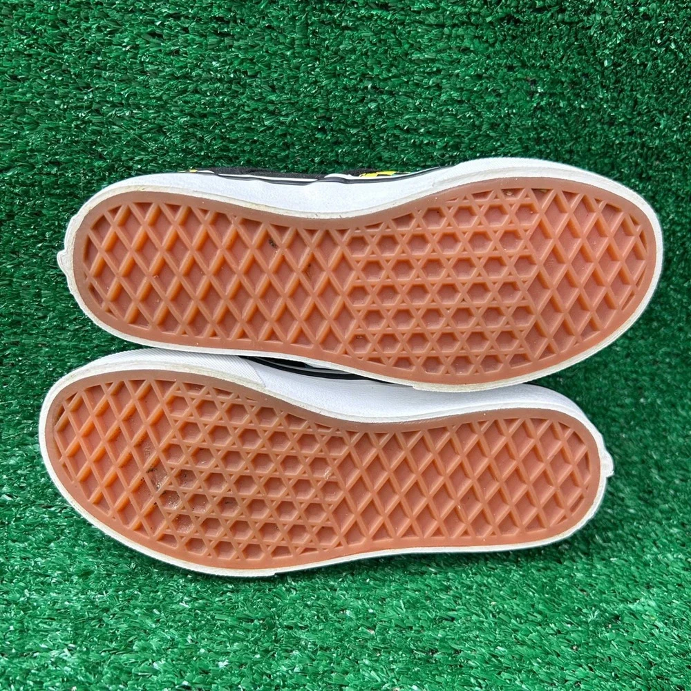 Vans Classic Slip-On Rainbow Checkerboard Black Multi Shoes US Missy 2.0 500714